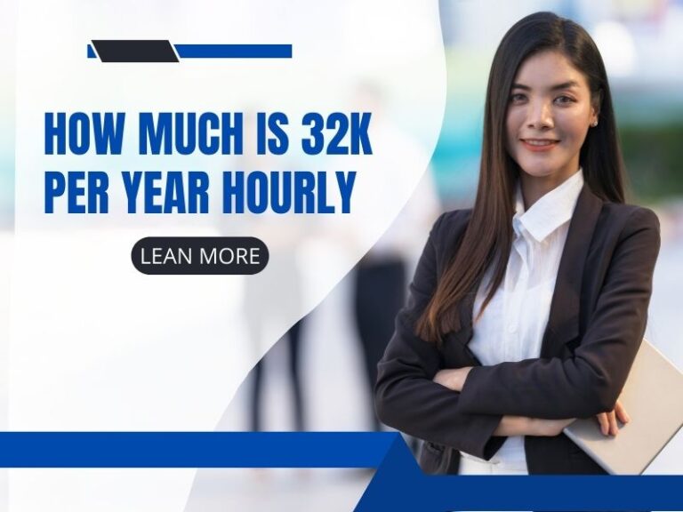 How much is 32k per Year Hourly