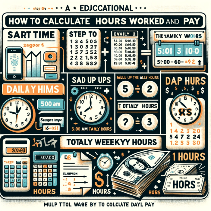 How can you calculate hours worked?